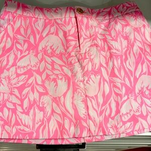 Lilly Pulitzer Colette Skort in the Rousseau Pink Tulip to Tango size 4